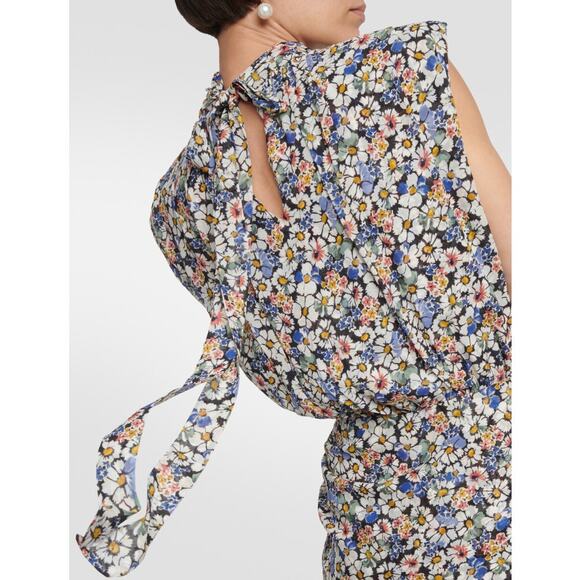 Veronica Beard Anuli High Neck Midi Dress - Size 6 - NWT - Picture 1 of 5